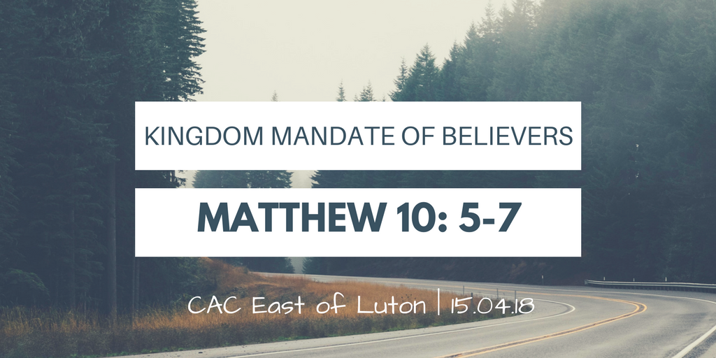 Kingdom mandate of believers