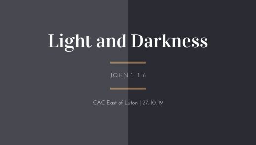 light and darkness