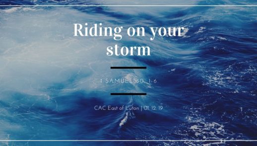 Ride on your storm