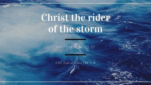 Rider of the storm