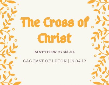 The cross of Christ