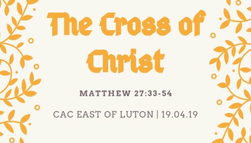 The cross of Christ