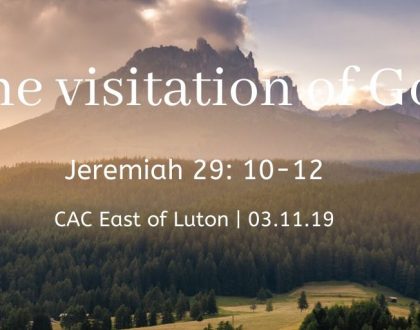 The visitation of God