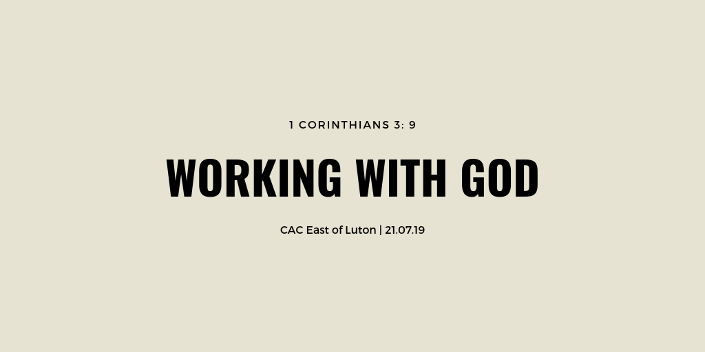 Working with God