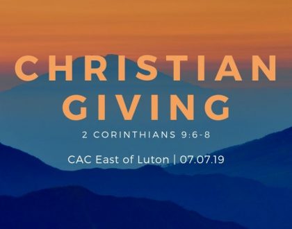 christian giving