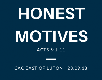 Honest motive