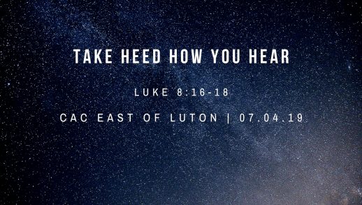 take heed how you hear